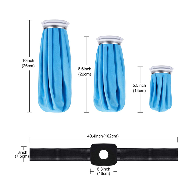 Настраиваемый многоразовый мешок для льда с регулируемым ремнем 