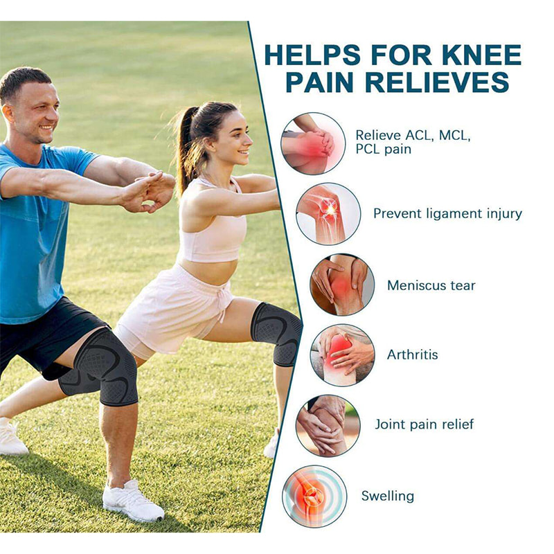 Компрессионный бандаж для поддержки колена, налокотники и наколенники для повышенной защиты и стабильности